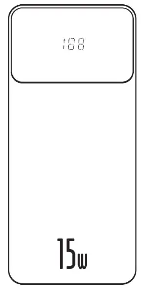 Baseus PPDML-J02 Power Bank Bipow Digital Display 20000mAh