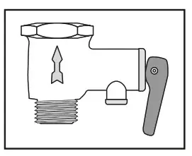 ARISTON PRO1 R INOX ABS 80V Water Heater - valve