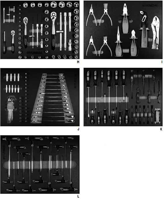 HYUNDAI 59006 Workshop Trolley Set-3