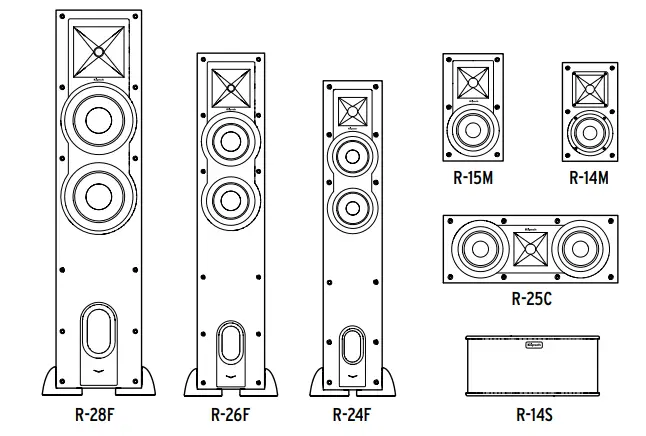Klipsch R-14S Surround Pair Black-2