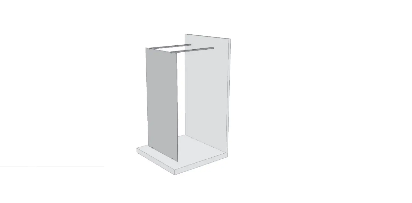 Ravak 1400 X 2000 Mm Walk In Free Shower Enclosure Instruction Manual