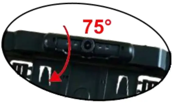 Camera angle adjustment