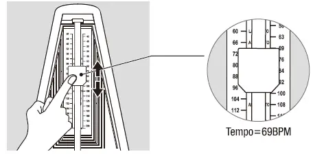 cherub WSM-290P Metronome Time Machine-5