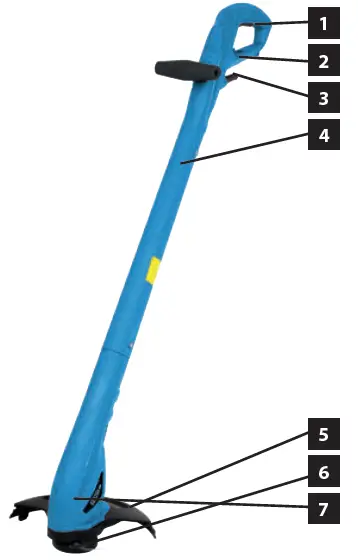 Gude GRT 251 P Grass Trimmer fig 1