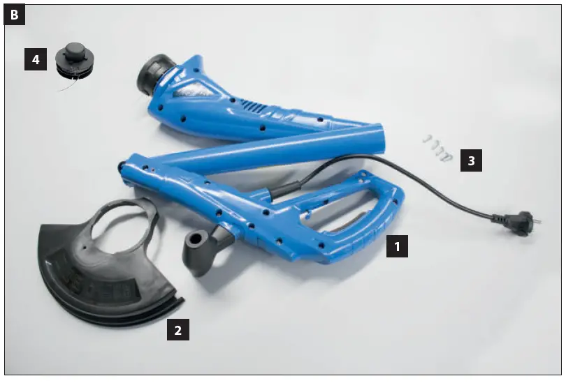 Gude GRT 251 P Grass Trimmer fig 2