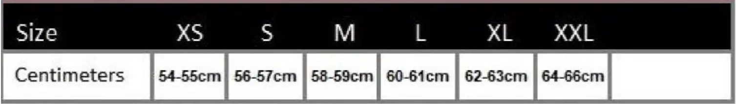 Simpson Cycling Helmet Measurement - DARKSOME