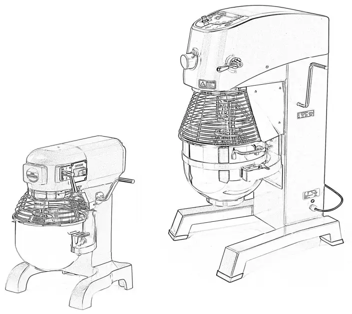 fem BT10 10 Liter Planetary Mixer -