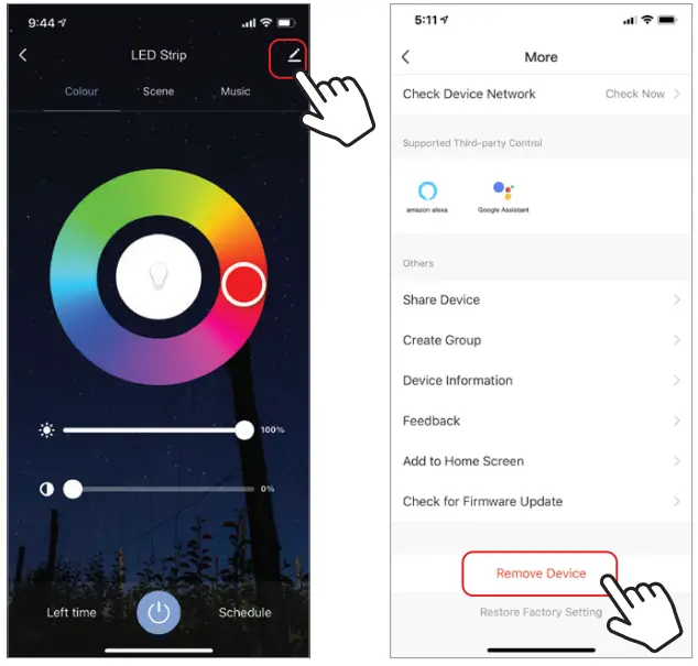 Brookstone BKSRGBSTRP Smart LED Strip Light-fig10