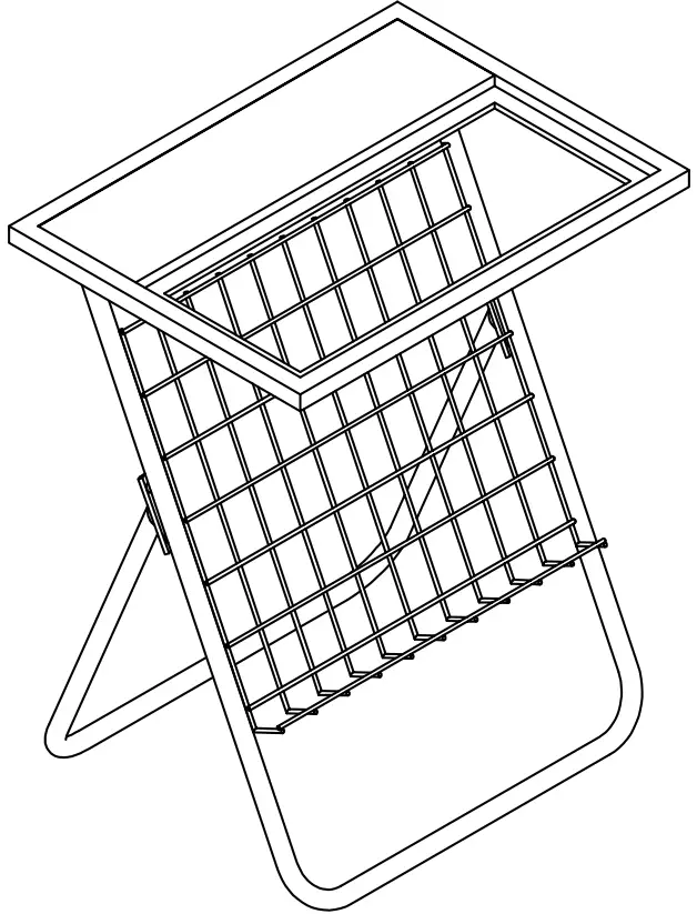 Tribesigns FFHD XK00121 Gold Short Rectangle Acrylic Tabletop End Table