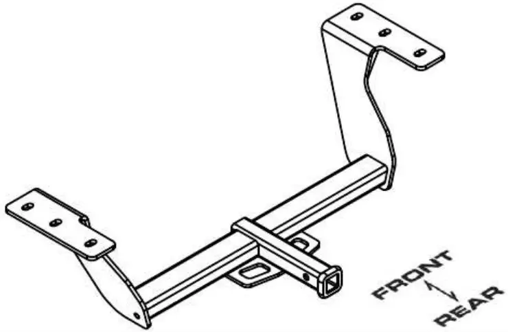 CURT Class 2 Trailer Hitch 1 1 4Inch Receiver - Figure 6