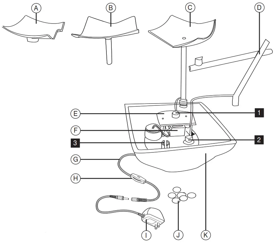Homedics EnviraScape Silver Springs Fountain