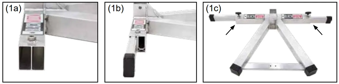 BLACK WIDOW BW-PRO-CHOCK Motorcycle Wheel Chock-fig3