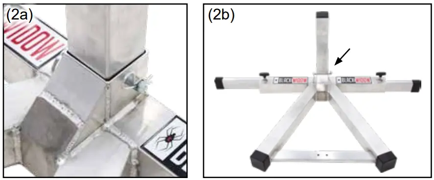 BLACK WIDOW BW-PRO-CHOCK Motorcycle Wheel Chock-fig4