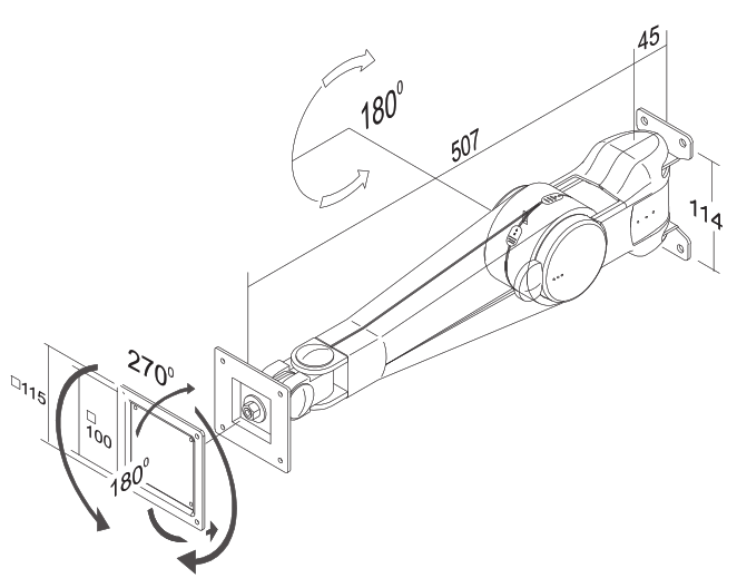 Neomounts FPMA-W500 TV Wall Mount - 1