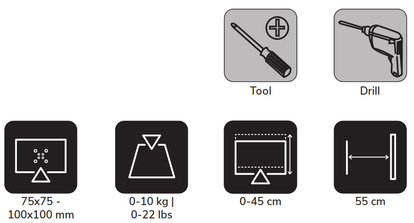 Neomounts FPMA-W500 TV Wall Mount - icon