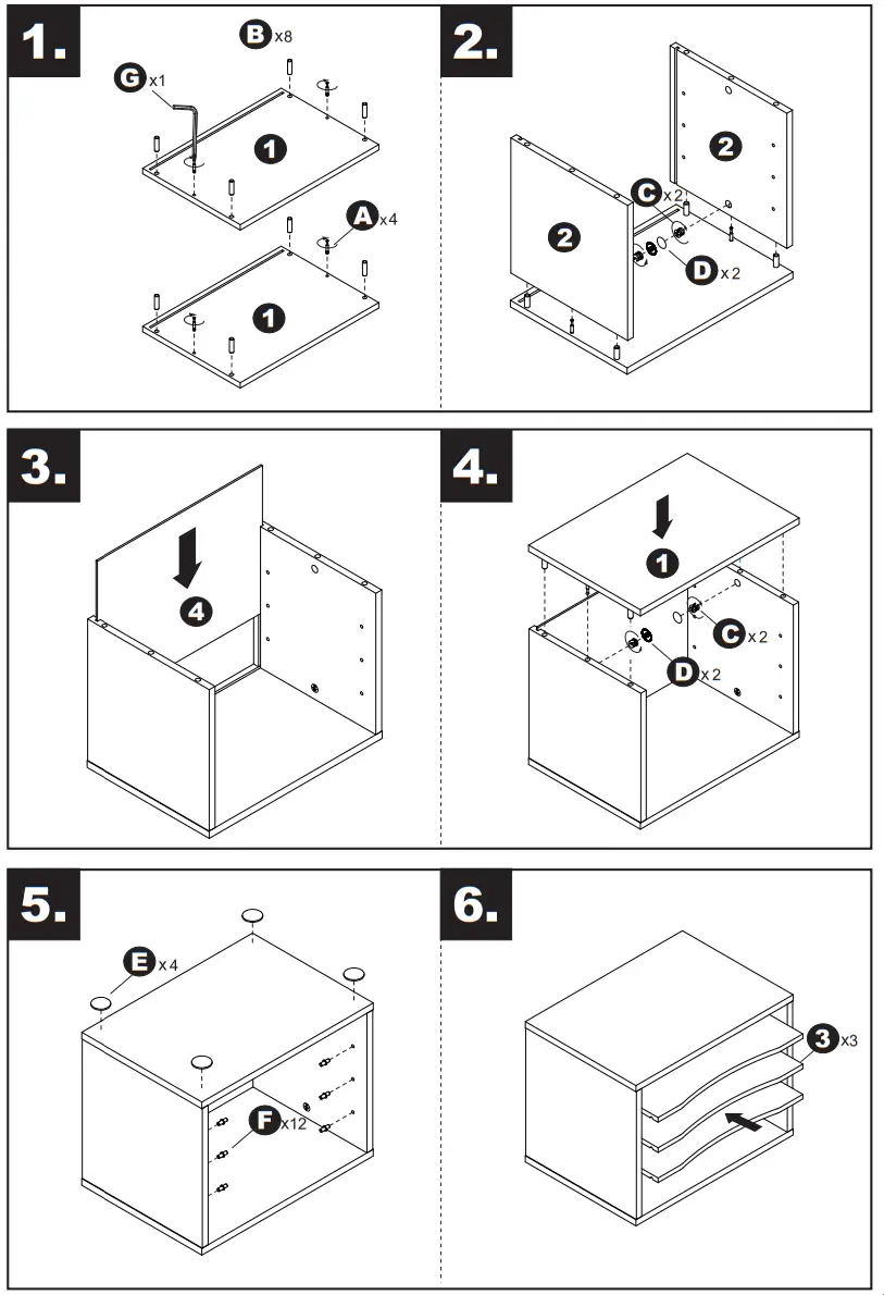 FITUEYES DO403506WO Wood Desk Paper Sorter Organizer - fig 2