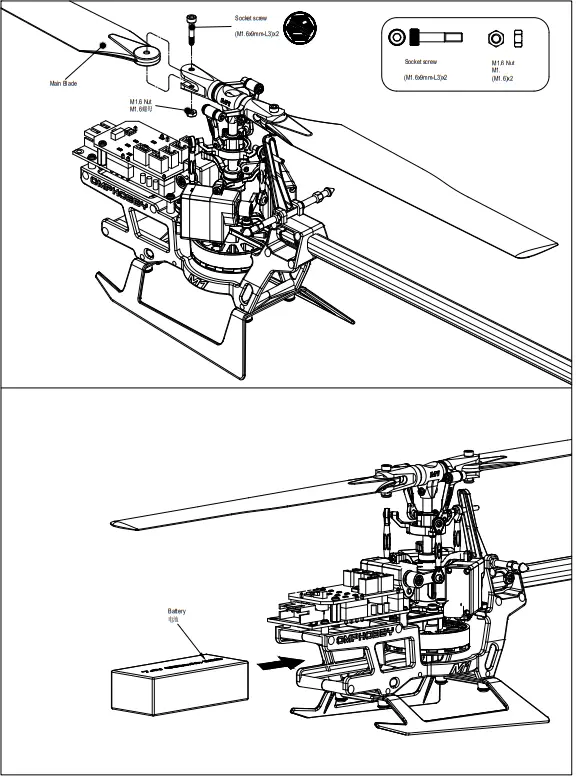 OMPHOBBY M1 RC Helicopter - LOCATE AN APPROPRIATE LOCATION 26