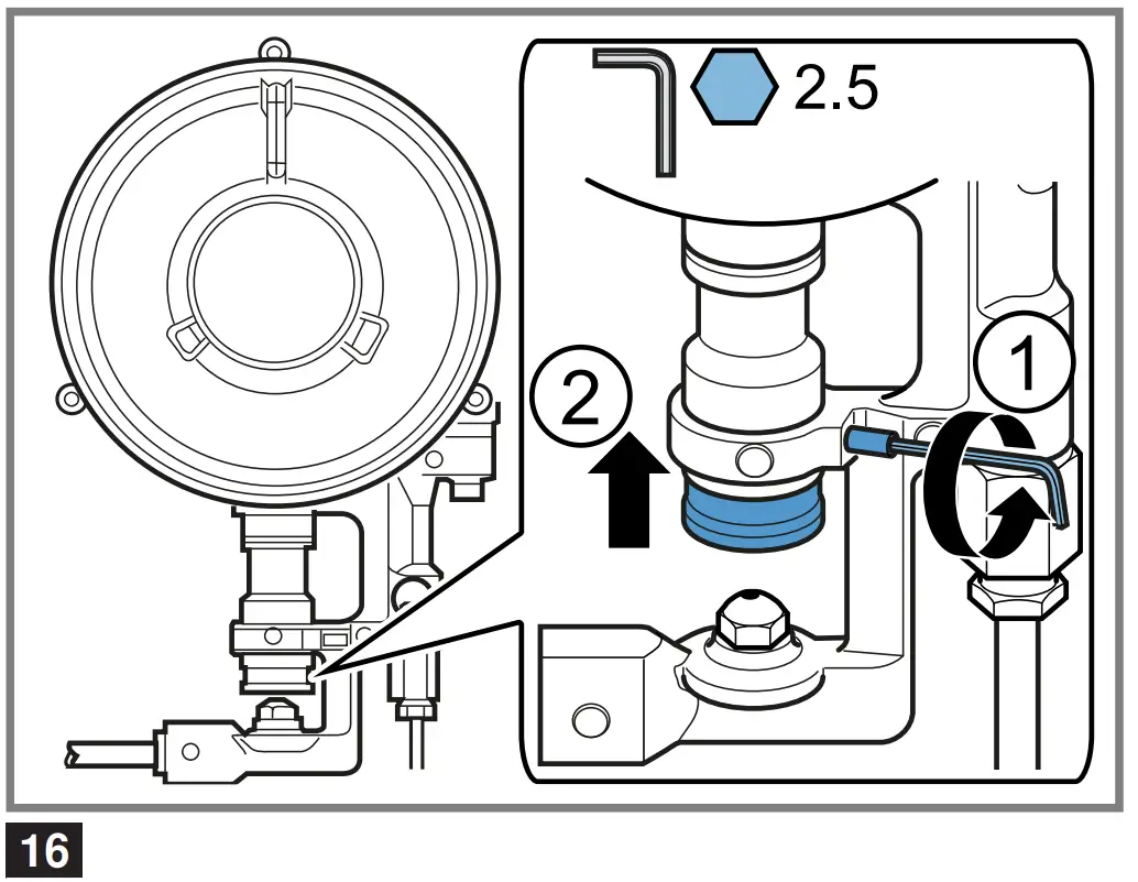 Removing the upper part of the appliance (glass
plate with cut-out profiles)
