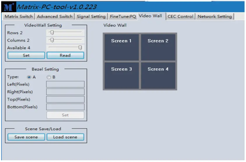 VigilLink VLMX 44VW 4x4 HDMI 2.0 Matrix with Seamless switching and videowall 18Gbps - Figure 12
