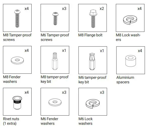 CATSHIELD CS-TOY-COR-G12 2020-2022 Toyota Corolla Cat Shield Installation Guide - PARTS INCLUDED WITH YOUR CAT SHIELD