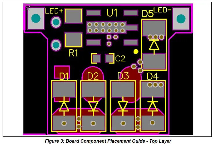 LUMISSIL IS31LT3360 MR16 Demo Board - BILL OF MATERIALS 1