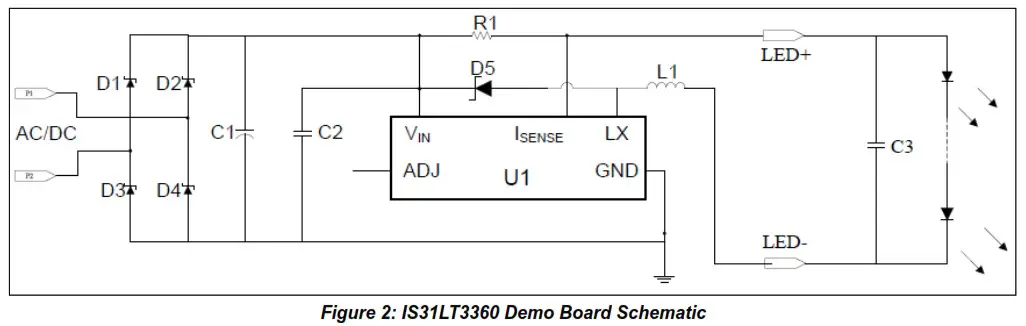 LUMISSIL IS31LT3360 MR16 Demo Board - IS31LT3360 MR16 DEMO BOARD GUIDE