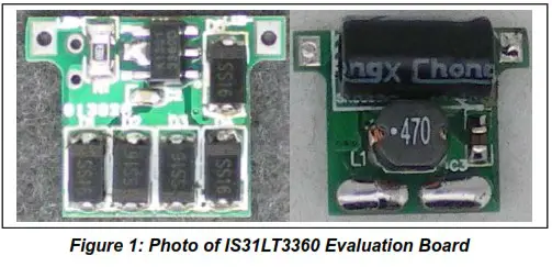 LUMISSIL IS31LT3360 MR16 Demo Board - QUICK START