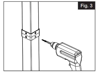 FREEDOM 73050520 2.5-in x 2.5-in x 6-ft Matte Black Aluminum Deck Post - fig3
