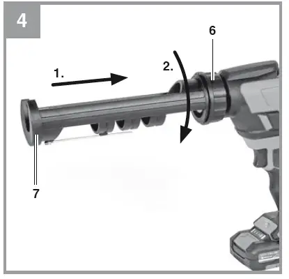 Einhell-TE-SG-18-10-Li-Cordless-Sealing-Gun-FIG-4