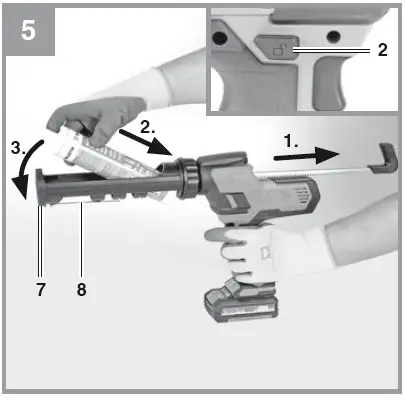Einhell-TE-SG-18-10-Li-Cordless-Sealing-Gun-FIG-5