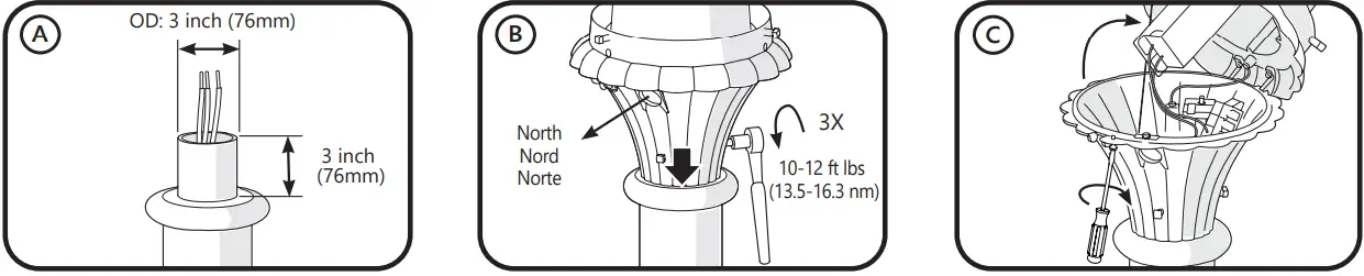 GE current GEH6079 Evolve EPAM Outdoor Lighting Decorative Post Top-FIG3