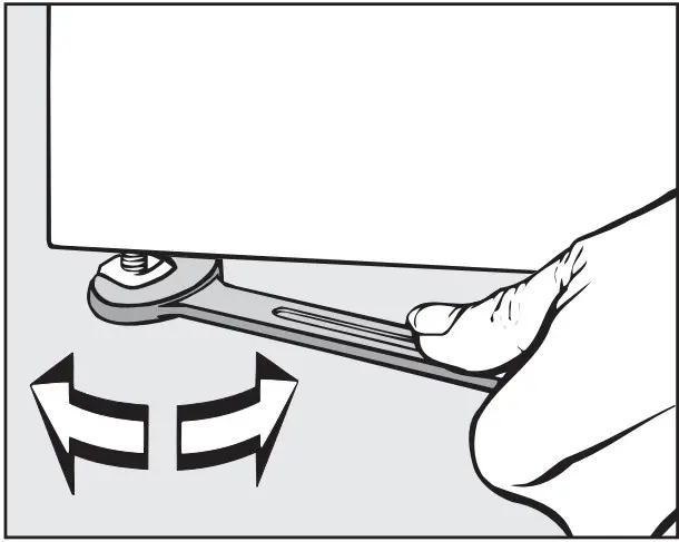 Levelling the machine