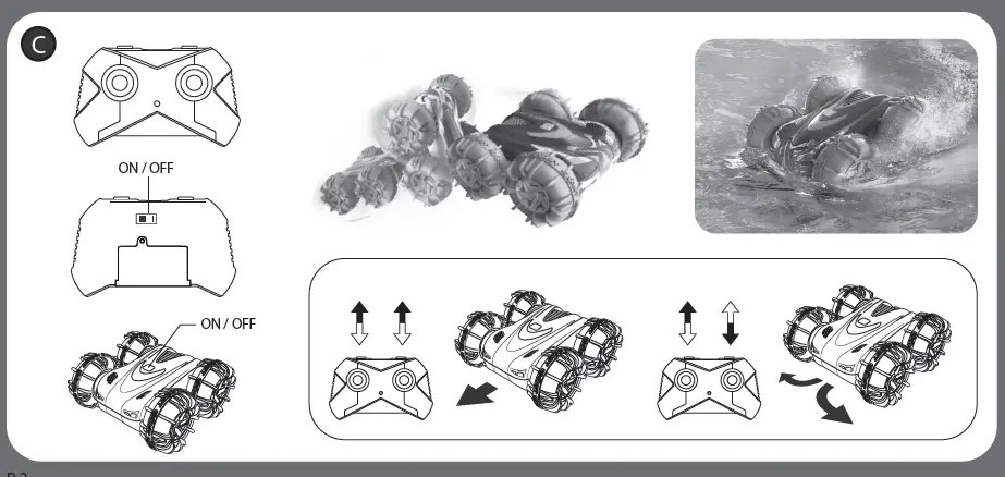 EXOST-360-Aquacross-Remote-Control-Car-fig-3