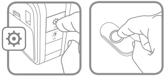 Honeywell Home RDWL515A2000 Portable Wireless Doorbell - Connect a Push Button 1