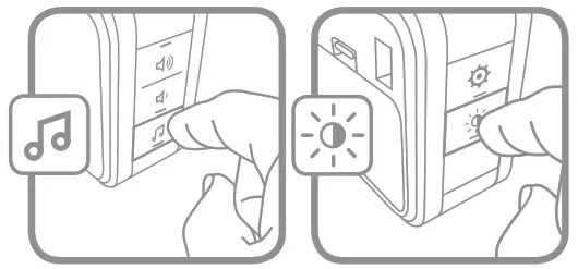 Honeywell Home RDWL515A2000 Portable Wireless Doorbell - Connect a Push Button 2