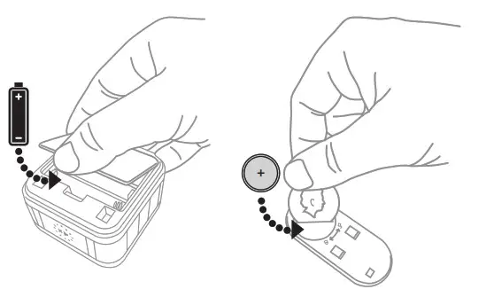 Honeywell Home RDWL515A2000 Portable Wireless Doorbell - Install Batteries