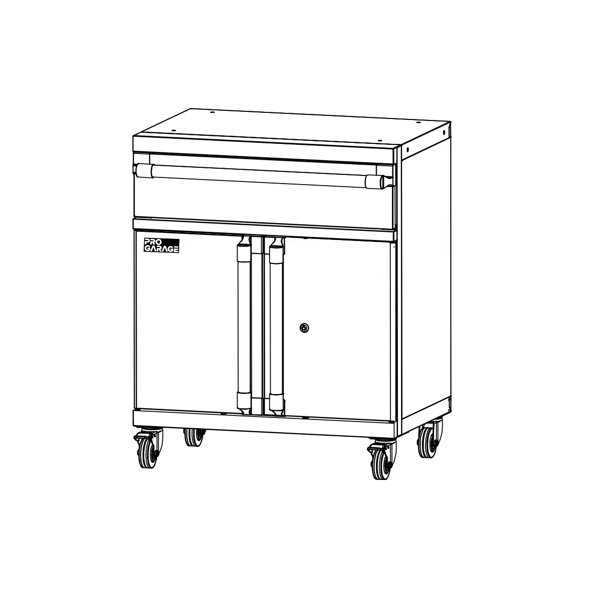 Closetmaid 10842 Medium Cabinet With Drawer Instruction Manual