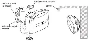 Mounting the speaker