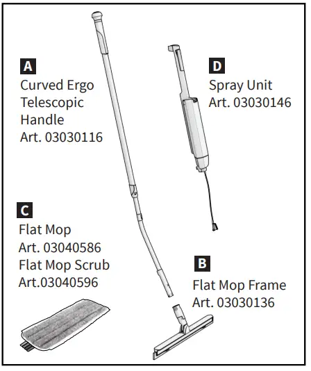 wecoline Curved Ergo Telescopic Handle - Overview2
