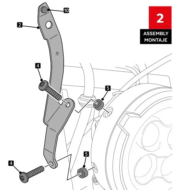 Puig 20821 Front Plate - Figure 2