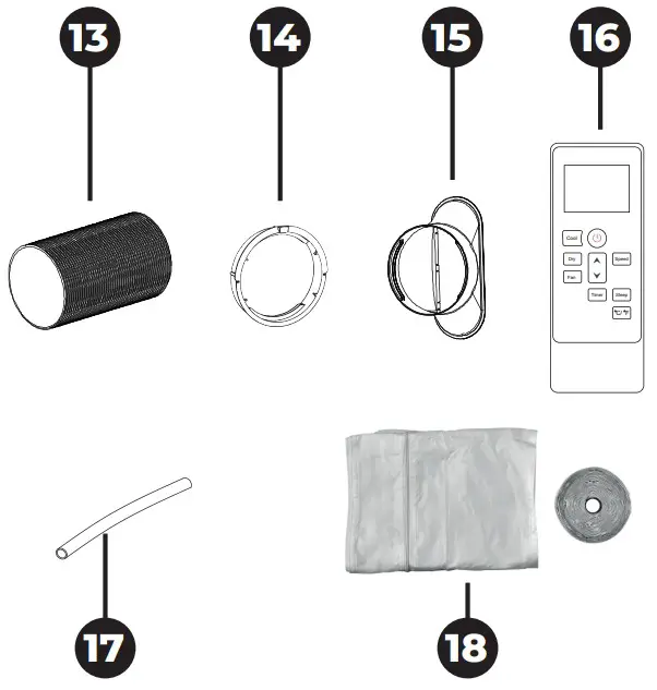 SIGURO SGR AC A160W Mobile Air Condition - FIGURE 2