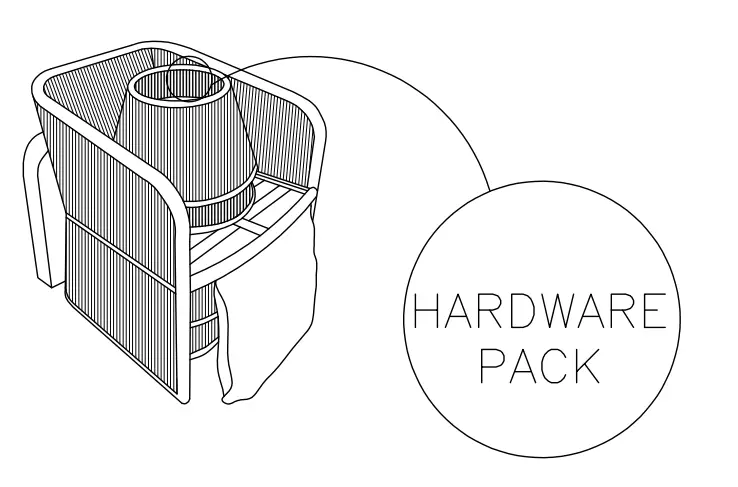 ASHLEY P313046 Coast Island Outdoor Chair 2