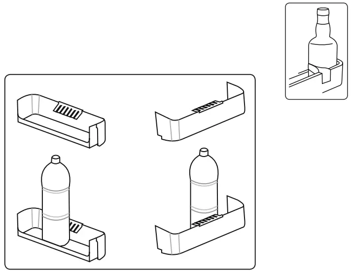 aspes AFD1145A2 Cyclic 2-Door Refrigerator - fig 7