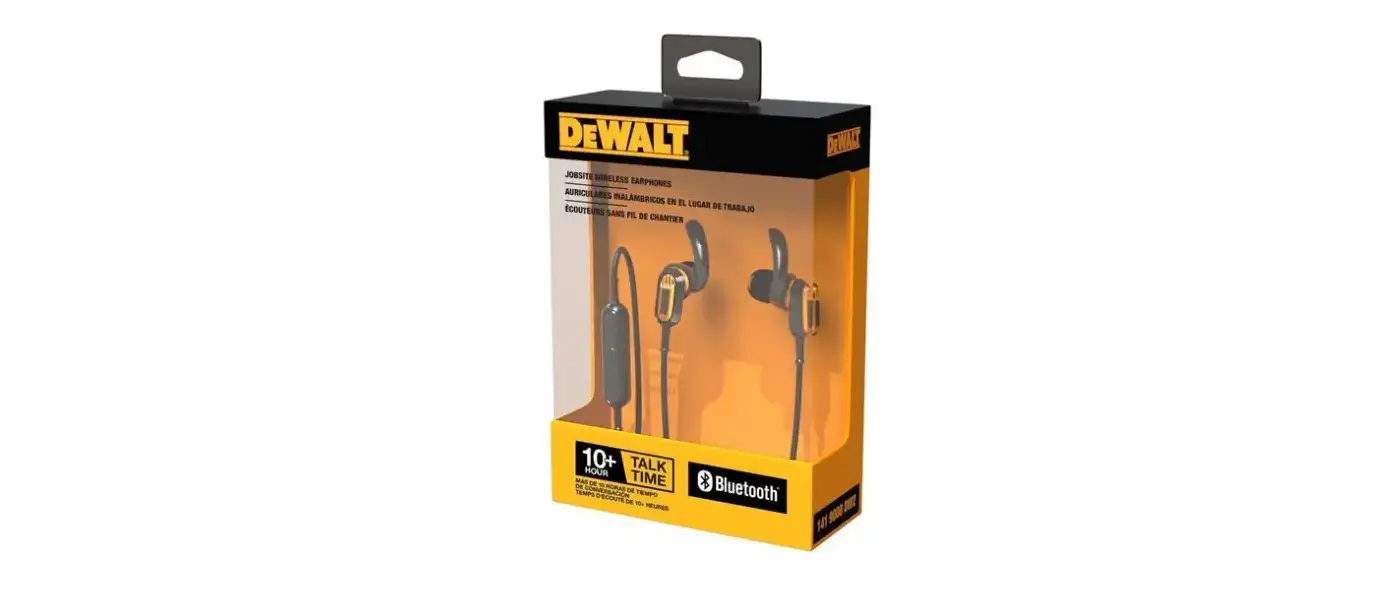 Dewalt Dxma1909935 Jobsite Wireless Earphones Instruction Manual Dewalt Dxma1909935 Jobsite Wireless Earphones Instruction Manual