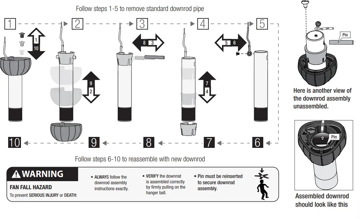 Hunter 51595 3 Lights 52 inch Ceiling Fan-fig24