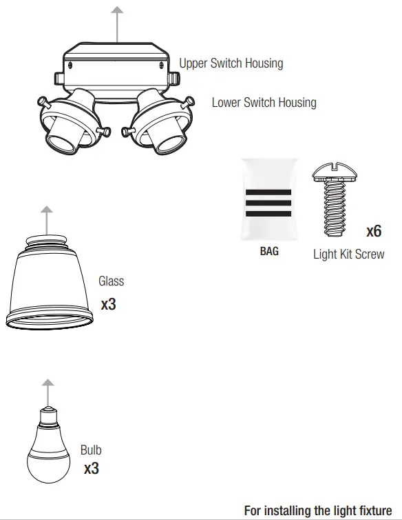 Hunter 51595 3 Lights 52 inch Ceiling Fan-fig7