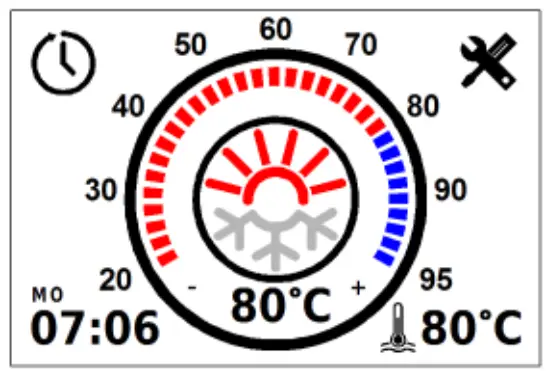 autoterm PU-28 Touch Screen Air Heater Control Panel - 1