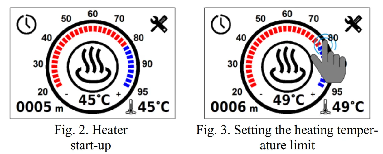 autoterm PU-28 Touch Screen Air Heater Control Panel - 3