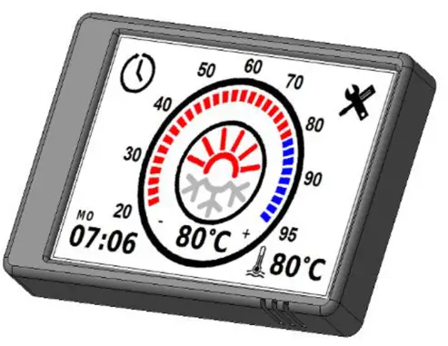 autoterm PU-28 Touch Screen Air Heater Control Panel