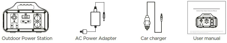 KSIX BXPS510W Power Station - Packaging content
